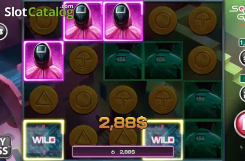 Скрин3. Squid Game - One Lucky Day слот
