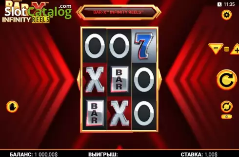 Скрин2. Bar-X Infinity Reels слот