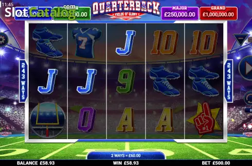 Скрин3. Quarterback Fields of Glory слот