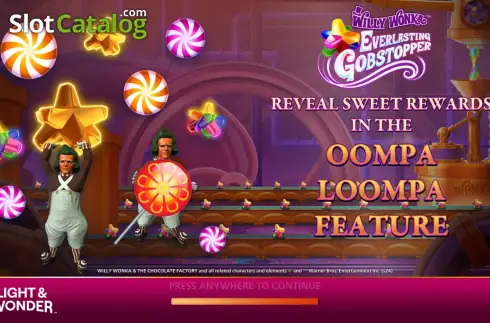 Скрин2. Willy Wonka Everlasting Gobstopper слот
