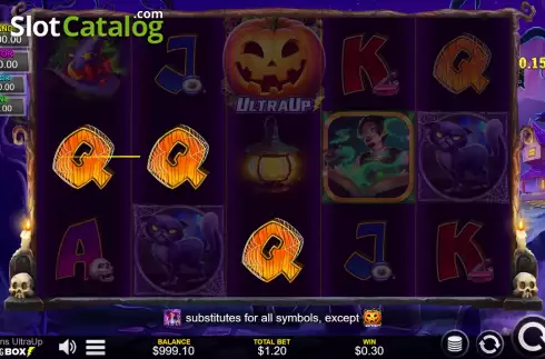 Скрин3. Pumpkins UltraUp слот