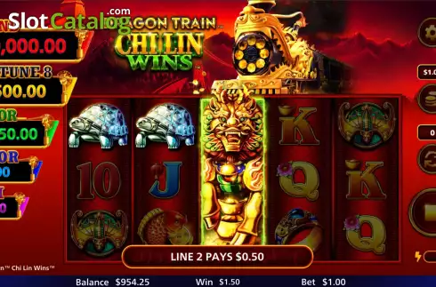 Скрин4. Dragon Train Chi Lin Wins слот