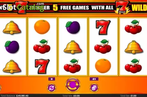 Скрин2. Bonus Sevens Wild слот