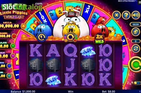 Скрин2. Rich Little Piggies World Class слот