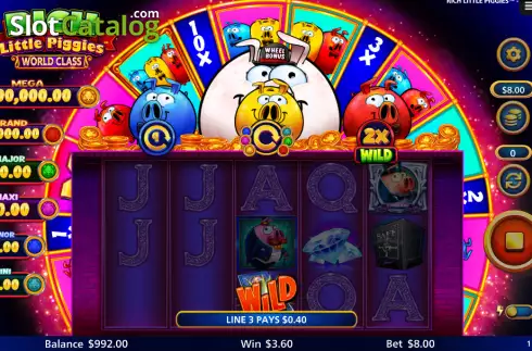 Скрин3. Rich Little Piggies World Class слот