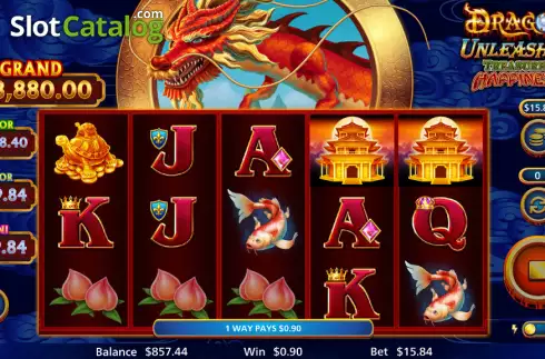 Скрин3. Dragon Unleashed Treasured Happiness слот