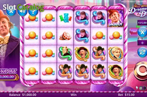 Скрин2. Willy Wonka Dreamers of Dreams слот