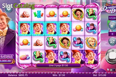 Скрин3. Willy Wonka Dreamers of Dreams слот