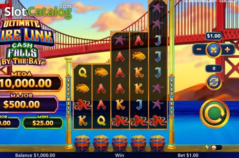 Скрин2. Ultimate Fire Link Cash Falls By The Bay слот