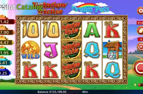Скрин2. Rainbow Riches Dream Pots слот