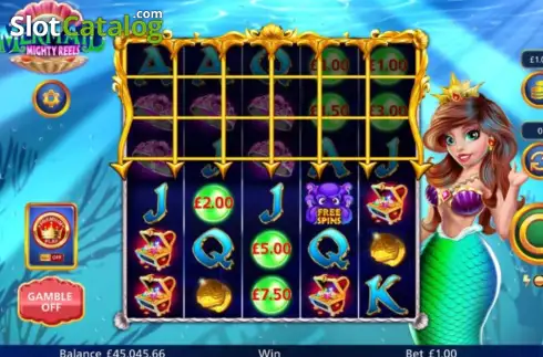 Скрин2. Mermaid Mighty Reels слот