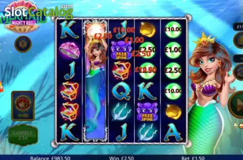 Скрин3. Mermaid Mighty Reels слот