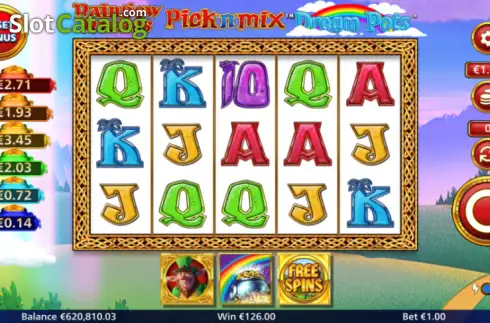 Скрин2. Rainbow Riches Pick N Mix Dream Pots слот