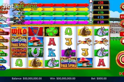 Скрин2. Rainbow Riches Race Day Dream Pots слот