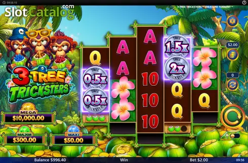 Скрин2. 3 Tree Tricksters слот
