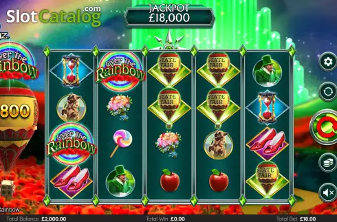 Скрин2. The Wizard of Oz: Over the Rainbow слот