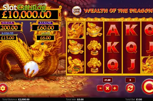 Скрин2. Lion Link Wealth of the Dragon слот