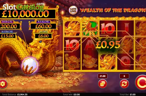 Скрин3. Lion Link Wealth of the Dragon слот