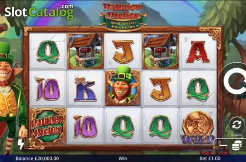 Скрин2. Rainbow Riches Road To Even More Riches слот