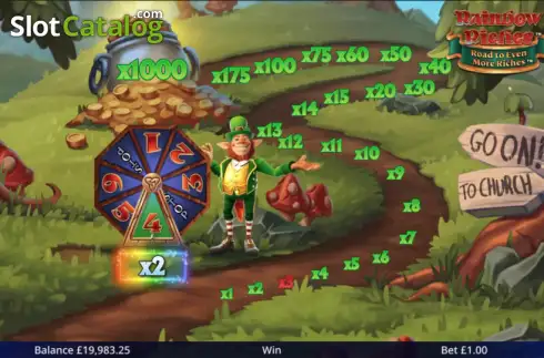 Скрин3. Rainbow Riches Road To Even More Riches слот