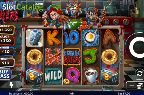 Скрин2. Cereal Killers слот