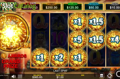 Скрин3. Money Link Egyptian Riches слот
