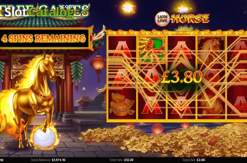 Скрин3. Lion Link Horse слот