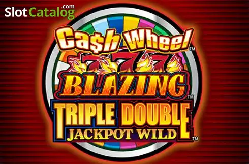 Cash Wheel Blazing 777 Triple Double Jackpot Wild логотип Cash Wheel Blazing 777 Triple Double Jackpot Wild логотип