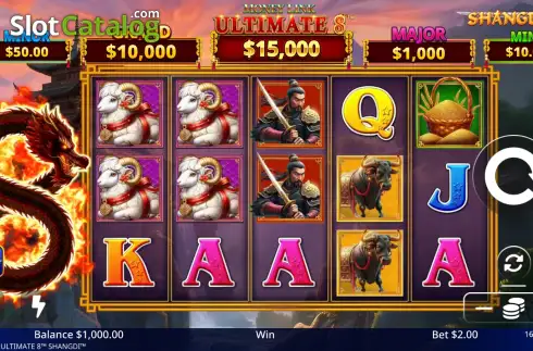 Скрин2. Money Link Ultimate 8 Shangdi слот