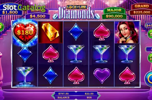 Скрин3. Lock It Link Diamonds слот