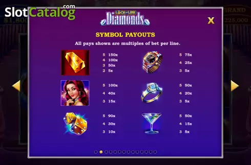Скрин6. Lock It Link Diamonds слот