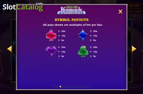 Скрин7. Lock It Link Diamonds слот