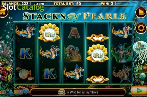 Скрин3. Stacks of Pearls слот