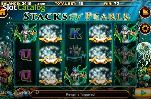 Скрин4. Stacks of Pearls слот