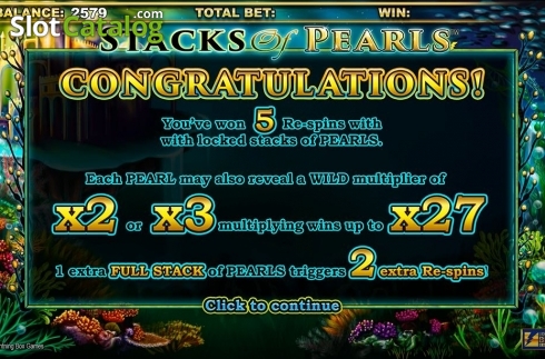 Скрин5. Stacks of Pearls слот