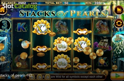 Скрин7. Stacks of Pearls слот