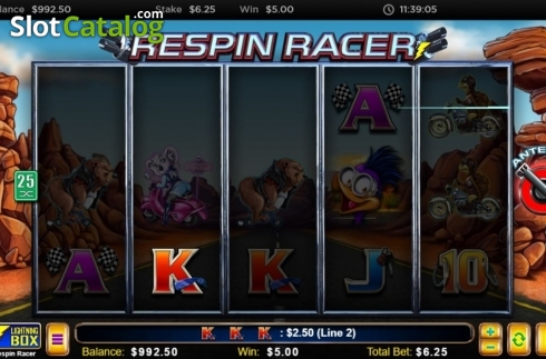 Скрин3. Respin Racer слот
