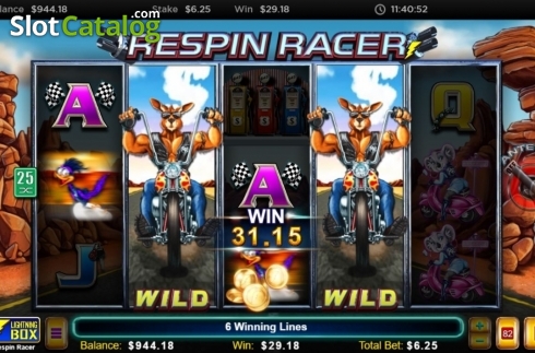 Скрин6. Respin Racer слот