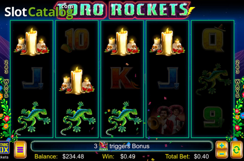 Скрин3. Toro Rockets слот