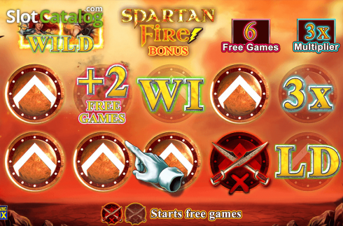 Скрин3. Spartan Fire слот