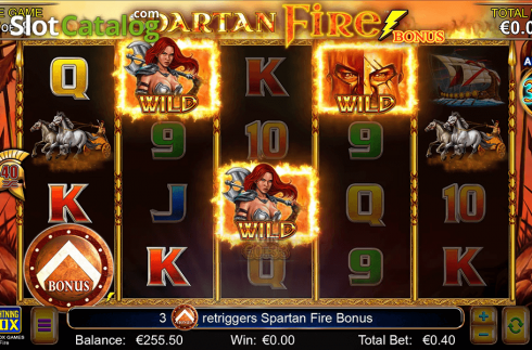 Скрин4. Spartan Fire слот