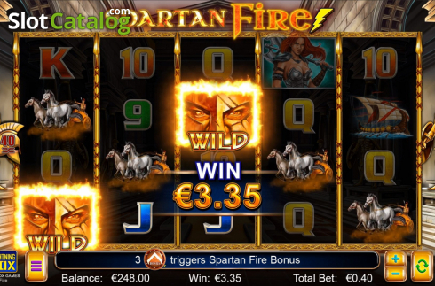Скрин5. Spartan Fire слот