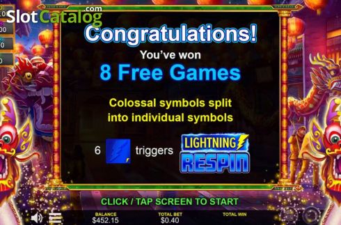 Скрин4. Lightning Shenlong слот