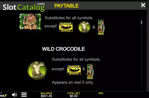 Скрин9. Croc Chase слот