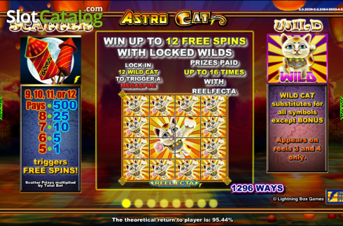 Скрин7. Astro Cat слот