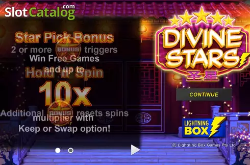 Скрин2. Divine Stars слот