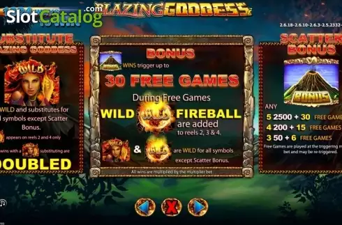 Скрин2. Blazing Goddess слот