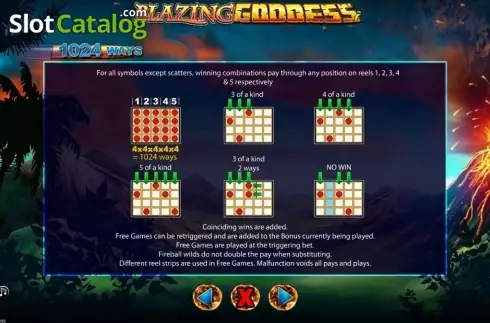 Скрин5. Blazing Goddess слот