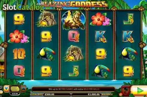 Скрин8. Blazing Goddess слот