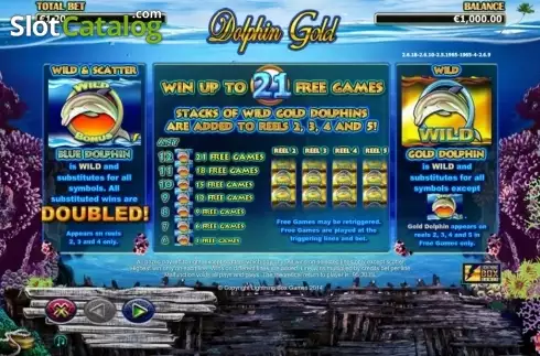 Скрин3. Dolphin Gold слот